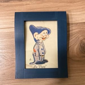 Vintage 1940’s 7 dwarf WDW print